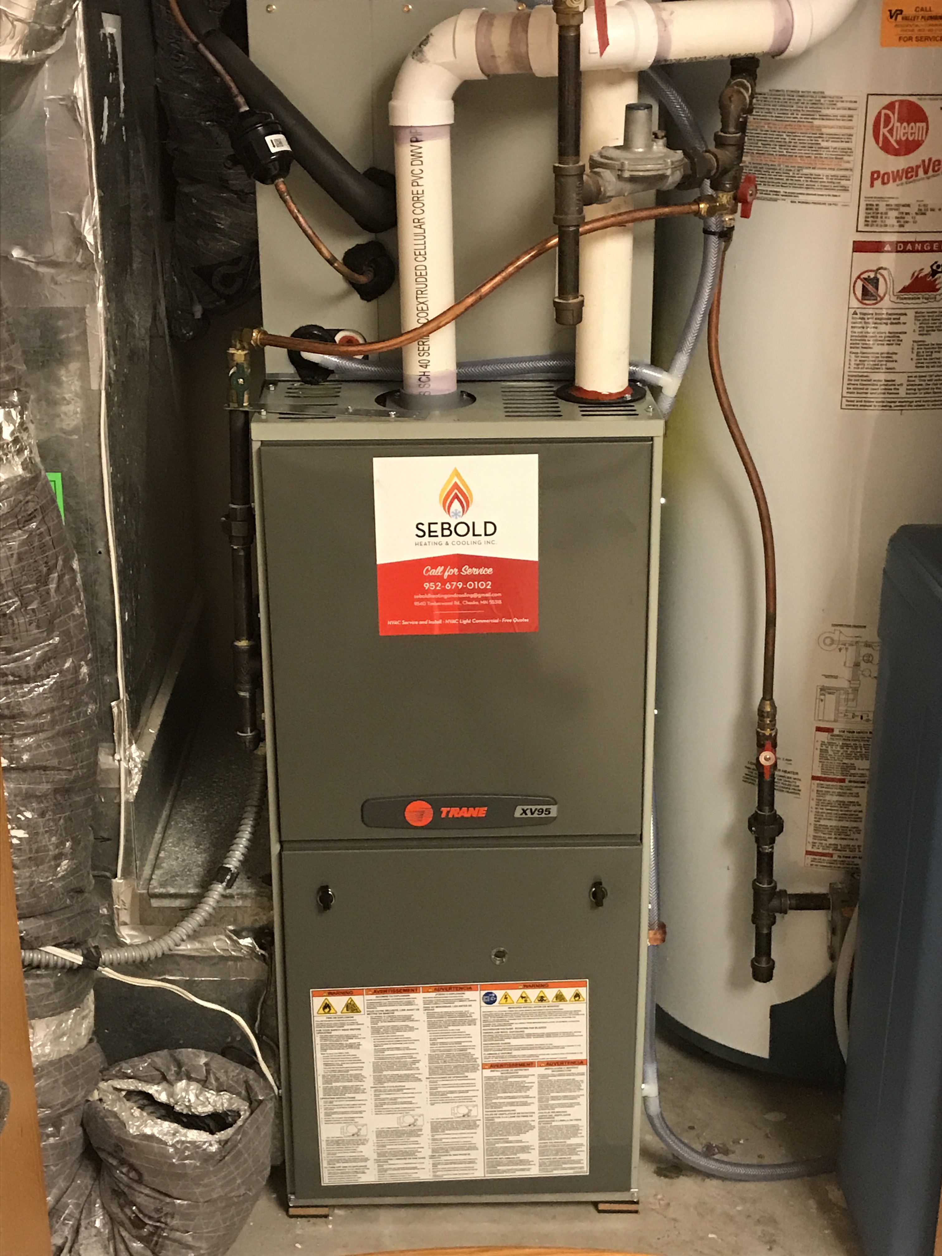 New Furnace and Air Conditoner Install in Chanhassen MN